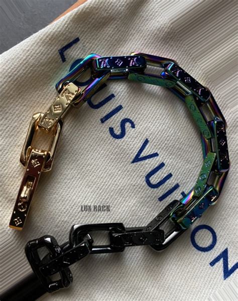 monogram lv chain bracelet|louis vuitton monogram bracelet silver.